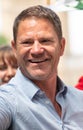 Naturalist and TV presenter Steve Backshall MBE at the Time Is Now demonstration in central London.