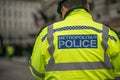 Close up of Metropolitan Police sign - London - United Kingdom.