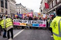 March Against Racism National Demonstration - London - United Kingdom. Royalty Free Stock Photo