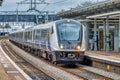 Front of crossrail train Elizabeth Line