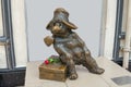 Paddington Bear statue at Paddington railway station in London Royalty Free Stock Photo