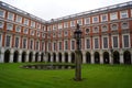 London, UK: Hampton Court Palace, a view of the Fountain Court