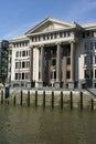 London, UK: Vintners Place building seen from the river Thames Royalty Free Stock Photo