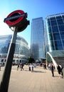 London Underground, Canary Wharf Royalty Free Stock Photo