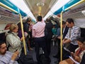 London Underground in rush hour