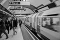 London Underground - rush hour Royalty Free Stock Photo