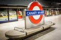 The London Underground sign