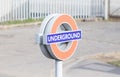 The London underground sign, metro