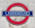 London Underground Sign Royalty Free Stock Photo