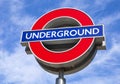 London Underground Sign Royalty Free Stock Photo