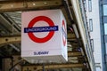 London Underground Subway Sign: Iconic Symbol