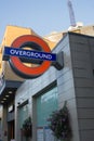 London Underground transport station sign