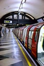 London underground Tube Royalty Free Stock Photo