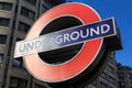 London Underground Tube Sign Royalty Free Stock Photo