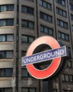 London Underground Tube Royalty Free Stock Photo