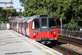 London Underground tube train Royalty Free Stock Photo