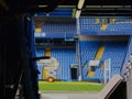 A view into Stamford Bridge. Fulham / Chelsea, London United Kingdom, 3rd April 2011