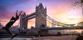 Tower Bridge in London, UK