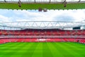 London, United Kingdom - AUG 31,2019: A picture of empty Emirates Stadium during weekend which open for tourist to visit. Its a Royalty Free Stock Photo