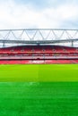 London, United Kingdom - AUG 31,2019: A picture of empty Emirates Stadium during weekend which open for tourist to visit. Its a Royalty Free Stock Photo