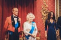 London, United Kingdom - August 24, 2017: Madame Tussauds wax mu Royalty Free Stock Photo
