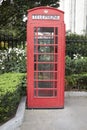 English phone booth