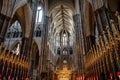 Gothic Church Westminster Abbey (Collegiate Church of St. Peter at Westminster) In London, UK Royalty Free Stock Photo