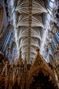 Gothic Church Westminster Abbey (Collegiate Church of St. Peter at Westminster) In London, UK Royalty Free Stock Photo