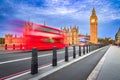 London, United Kingdom. Big Ben and Parliament Building during blue hour Royalty Free Stock Photo