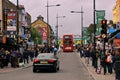 Camden Town. Shops on Camden High Street.