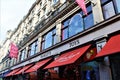 London, United Kingdom - December 2023 - An entrance to Hamleys store with toys and games