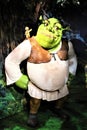 London, United Kingdom - December 2023 - Shrek in the Madame Tussauds Royalty Free Stock Photo