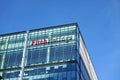 London, United Kingdom - February 03, 2019: Fitch Ratings logo signage at top of their Headquarters in UK other is in New York, Royalty Free Stock Photo