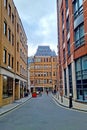 London, United Kingdom, February 7, 2022: modern small building in London