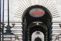 London, United Kingdom - February 02, 2019: Red label logo on Marriott hotel at one of their locations at Westminster Bridge. It