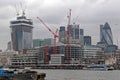 City of London Construction Royalty Free Stock Photo