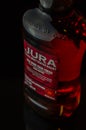 LONDON, UNITED KINGDOM - JULY 15, 2022 Bottle of Jura Red Wine Cask Edition Single Malt Scotch Whisky, Isle of Jura, Scotland