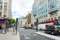 LONDON, UNITED KINGDOM - June 21, 2016. Beautiful street view of Royalty Free Stock Photo