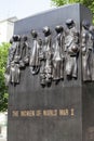 Monument to the Women of World War II, British national war memorial, London, United Kingdom Royalty Free Stock Photo