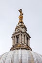 18th century St Paul Cathedral, London, United Kingdom. Royalty Free Stock Photo