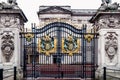 London, United Kingdom: Main gate of Buckingham Palace Royalty Free Stock Photo