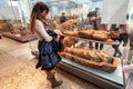 London, United Kingdom - May 13, 2019: The British Museum, London. Hall of Ancient Egypt, tourist admiring ancient