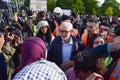 Jeremy Corbyn at the Palestine rally in London, UK, May 2021