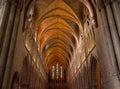 Ceiling view of Southwark Cathedral, London, England Royalty Free Stock Photo