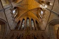 Ceiling view of Southwark Cathedral, London, England Royalty Free Stock Photo