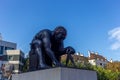 Newton, After William Blake sculpture at the British Library, London