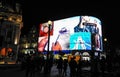 London/United Kingdom - 03/21/2019: Piccadily circus - new neons at night