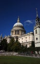 LONDON, UNITED KINGDOM - Sep 19, 2015: St Paul\'s Cathedral, in London, UK, seen from Festival Gardens