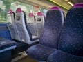 Iinterior view of a C2C train Royalty Free Stock Photo