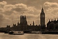 Silhouette of the Palace of Westminster